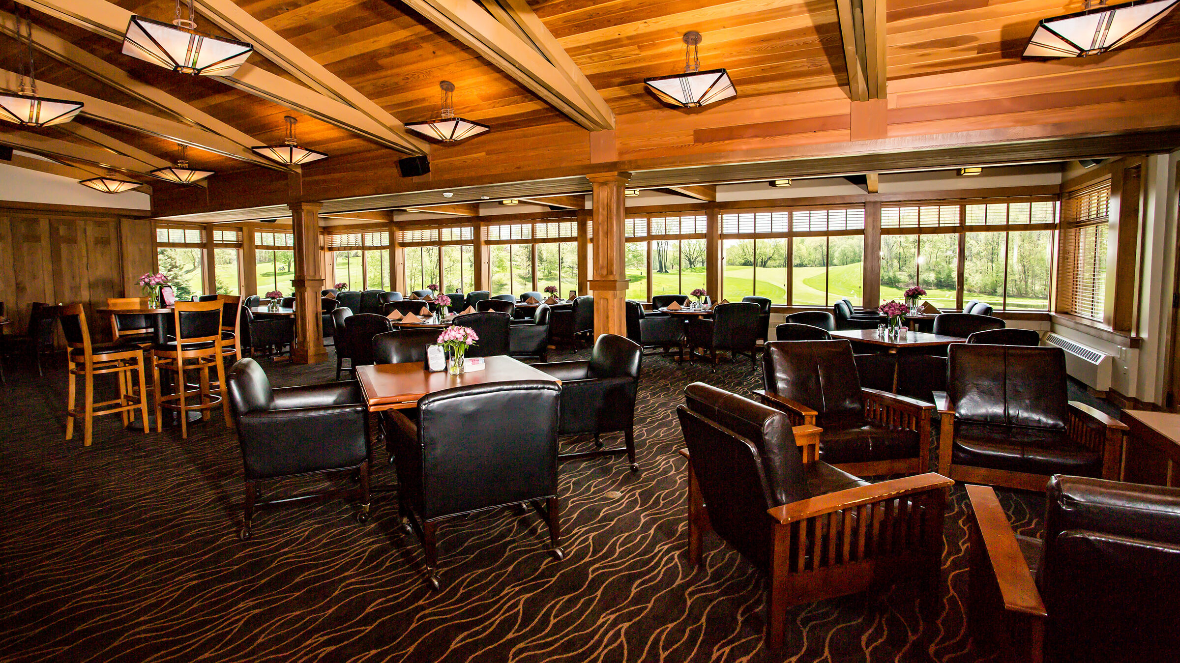 Interior of the clubhouse at West Bend Country Club