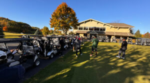Fall golf course.